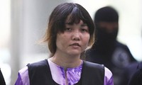 Đoàn Thị Hương trong một lần ra toà
