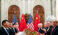 Đoàn Mỹ và Trung Quốc trong cuộc gặp bên lề thượng đỉnh G20 tại Argentina vào tháng 12/2018