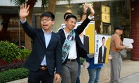 Phe dân chủ Hong Kong chiến thắng trong bầu cử cấp quận