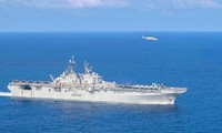 Tàu chiến Mỹ hiện diện trong vùng biển Malaysia. (Ảnh: US Navy)