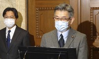 Bộ trưởng Thông tin và Nội vụ Nhật Bản Ryota Takeda. (Ảnh: Kyodo)