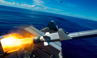Tàu ven bờ USS Gabrielle Giffords của Mỹ phóng tên lửa trong một cuộc tập trận chung với lực lượng Philippines. (Ảnh: US Navy)