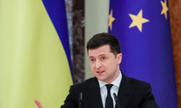 Tổng thống Ukraine Volodymyr Zelenskiy. (Ảnh: Reuters)