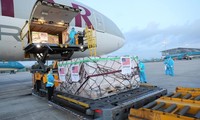 Lô 2 triệu liều vắc-xin Moderna vừa được Mỹ chuyển cho Việt Nam. (Ảnh: ĐSQ Mỹ)