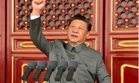 Chủ tịch Trung Quốc Tập Cận Bình trong lễ kỷ niệm 100 năm thành lập Đảng Cộng sản. (Ảnh: Xinhua)