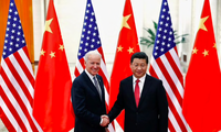 Ông Biden và ông Tập trong dịp gặp năm 2013. (Ảnh: Reuters)