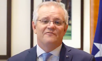 Thủ tướng Úc Scott Morrison trong video chúc tết Trung thu 2021