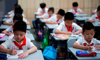 Trong một lớp học ở Trung Quốc. (Ảnh: Reuters)