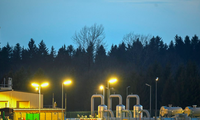 Một trạm nén khí tự nhiên của Đức. (Ảnh: Reuters)