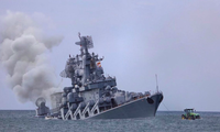 Nga xác nhận soái hạm Moskva đã chìm xuống Biển Đen (Ảnh: Flickr)