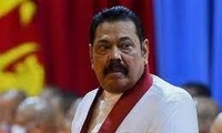 Thủ tướng Sri Lanka Mahinda Rajapaksa từ chức vào tối 9/5. (Ảnh: Reuters)