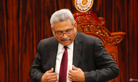 Ông Gotabaya Rajapaksa gửi thư từ chức sau khi đến Singapore. (Ảnh: AP) 