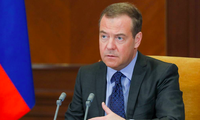 Phó Chủ tịch Hội đồng an ninh Nga Dmitry Medveded. (Ảnh: Tass)