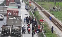 Hiện trường vụ tai nạn.