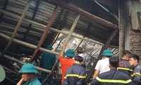 Hiện trường vụ cháy.