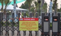 Công viên nước Thanh Hà đặt biển tạm dừng hoạt động.
