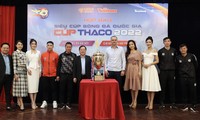 Toàn cảnh họp báo Siêu cúp bóng đá Quốc gia - Cúp THACO năm 2022