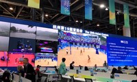 Bên trong trung tâm báo chí hiện đại Asiad 19 tại Trung Quốc