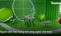 Người dân Hàng Châu đi xem Asiad, hào hứng với công nghệ &apos;chó máy&apos;