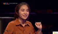 Diễn viên Trần Vân trong chương trình "Ai là triệu phú". 