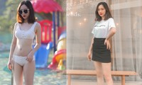 Nữ sinh Học viện Tài chính sở hữu vòng eo 59cm dự thi Hoa hậu Việt Nam 2020 ​