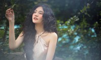 Hoa khôi Đại học Hoa sen từng thi Hoa hậu Việt Nam hóa công chúa rừng xanh, đẹp gây mê