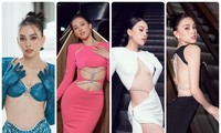 Hoa hậu Tiểu Vy gợi cảm hút mắt với váy áo cắt xẻ, khoe tối đa lợi thế cơ thể