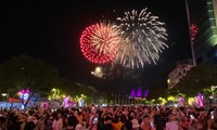 Pháo hoa rực sáng đón năm mới 2020