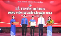 Tỉnh Đoàn Nghệ An tuyên dương đảng viên trẻ xuất sắc