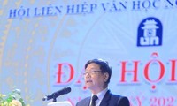 NSND Trần Quốc Chiêm tái đắc cử Chủ tịch Hội Liên hiệp VHNT Hà Nội