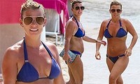 Vợ Wayne Rooney liên tục diện bikini hút mắt ở đảo Caribe