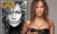 Jennifer Lopez mặt mộc khác lạ, o ép ngực căng đầy