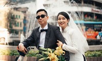 Hot girl đời đầu Mi Vân chụp ảnh cưới long lanh ở Hà Nội