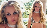 &apos;Công chúa nhạc pop&apos; U40 Britney Spears tung ảnh bikini nhỏ xíu