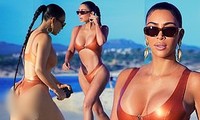 Kim Kardashian nóng bỏng đến &apos;nghẹt thở&apos; trên biển Mexico