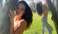 Bạn gái cũ Leonardo DiCaprio táo bạo cởi áo bán nude