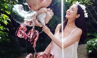 Đăng ảnh mang bầu ở tuổi 44, Choi Ji Woo được khen đẹp tựa tiên nữ
