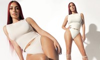 Hình thể săn chắc và &apos;siêu vòng ba&apos; đẫy đà của Kim Kardashian