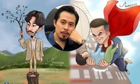 Gặp anh họa sĩ biếm họa thu hút cộng đồng mạng với tài vẽ nhân vật nổi tiếng 