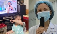 Con gái nữ bác sĩ chống dịch ở Bắc Giang khóc òa khi thấy mẹ trên TV