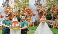 Cô dâu ở Bắc Giang nhận quà cưới là 10 lít xăng từ nhóm bạn thân