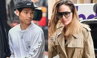 Pax Thiên trông nam tính khi xuất hiện bên Angelina Jolie