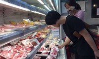 Thịt lợn cấp đông tại các siêu thị sẽ được đẩy mạnh dịp Tết.