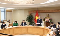 Phó Thủ tướng Vương Đình Huệ phát biểu tại cuộc họp (ảnh T.C)