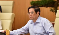 Thủ tướng Phạm Minh Chính chủ trì cuộc họp (ảnh Nhật Minh)