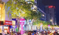 Đường phố Sài Gòn rực rỡ sắc màu chào đón năm 2020