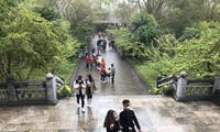 Tranh thủ chưa nhập học, nhiều bạn trẻ đi vãng cảnh chùa