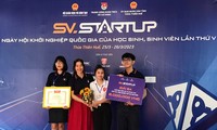 Dự án &apos;Giấy làm từ vỏ sò&apos; của nhóm sinh viên ĐHQG TP. HCM giành giải Ba Cuộc thi &apos;SV-Startup 2023&apos;
