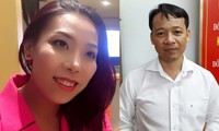 Nữ nhà báo Phạm lê Hoàng Uyển (Ảnh: facebook cá nhân) và ông Võ Hoàng Hà-Chủ tịch Cty CP khử trùng Châu Á tại TPHCM (Ảnh: Công an cung cấp)