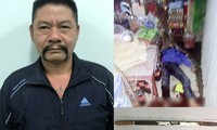 Đối tượng Lê Minh Phương cùng nạn nhân và hung khí gây án